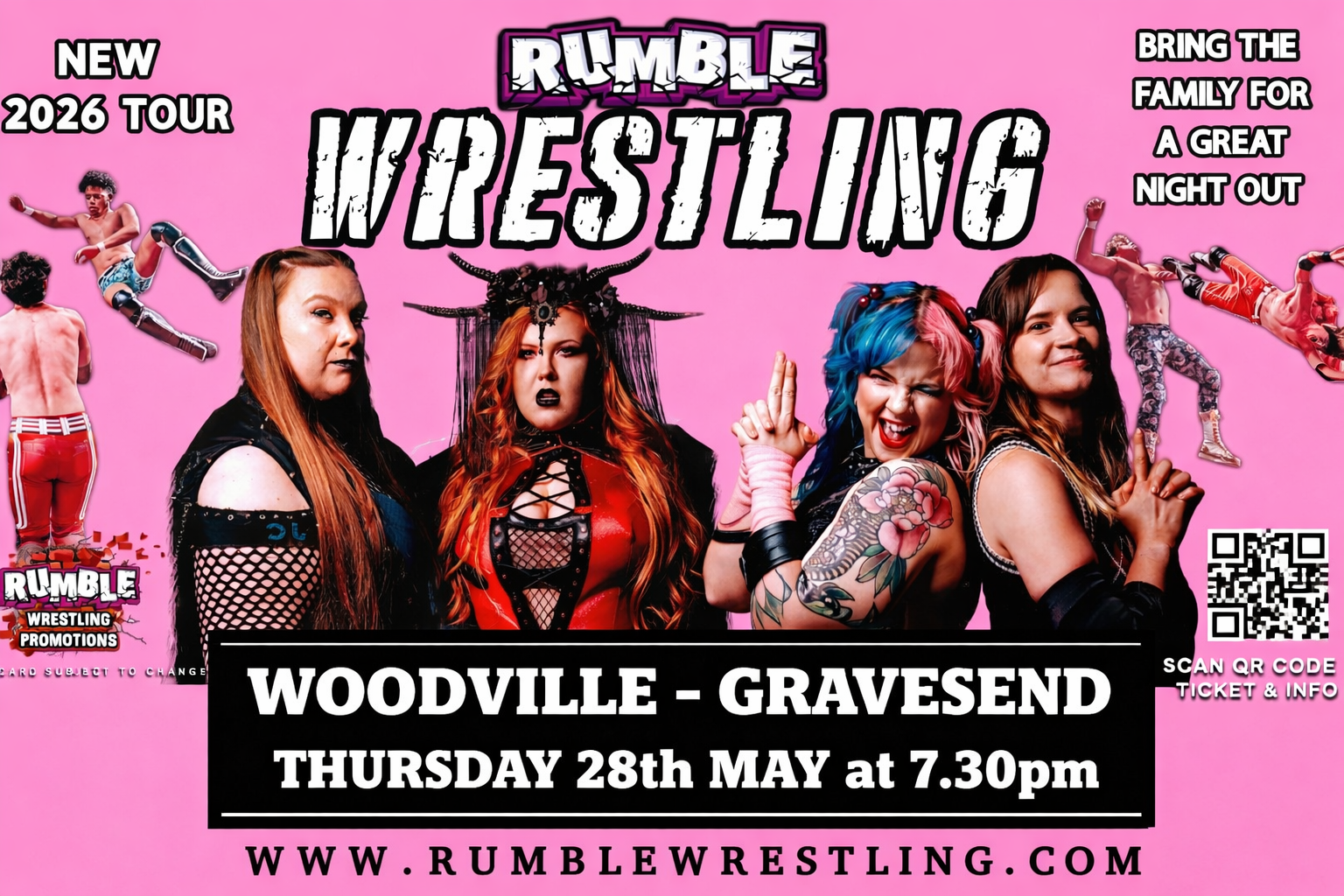 Rumble Wrestling  at The Woodville - Gravesend